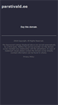 Mobile Screenshot of parstivald.ee
